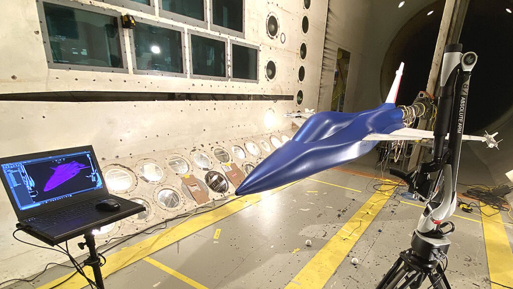 3D Scanning with Articulated Arm - Aerospace Industry