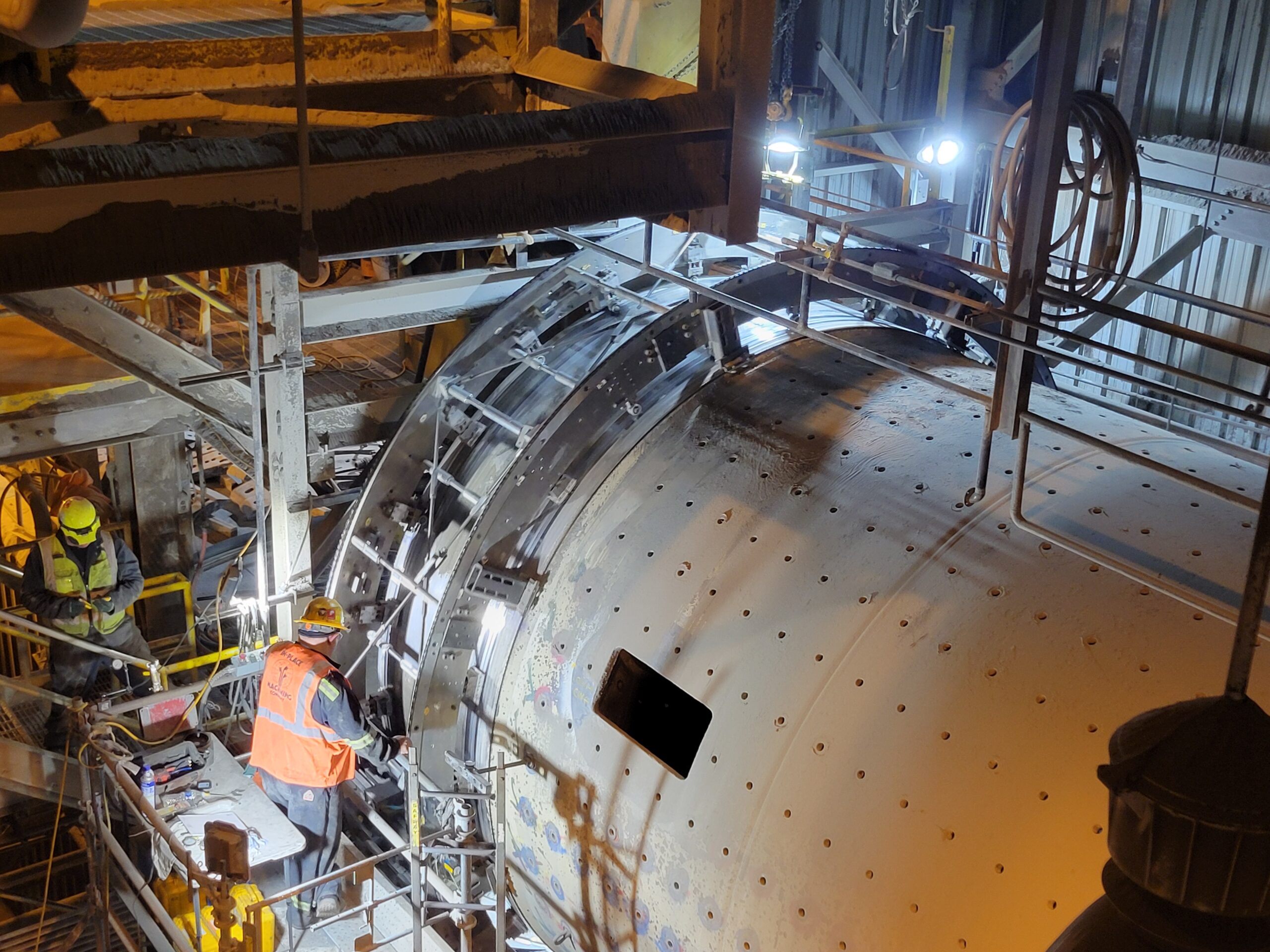 ball mill journal repair